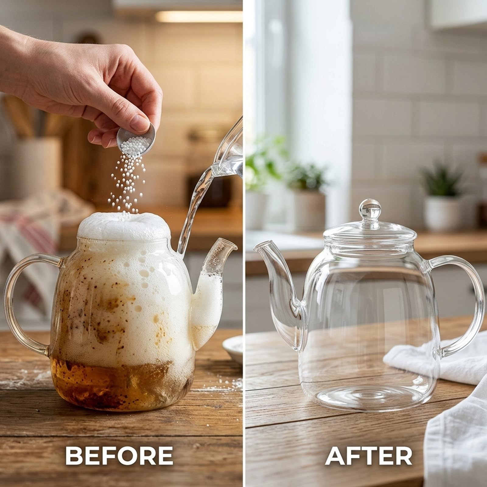 Cleaning Foam for Tea Pots, Coffee Mugs, & Stainless Steel, Tea & Coffee Stai…