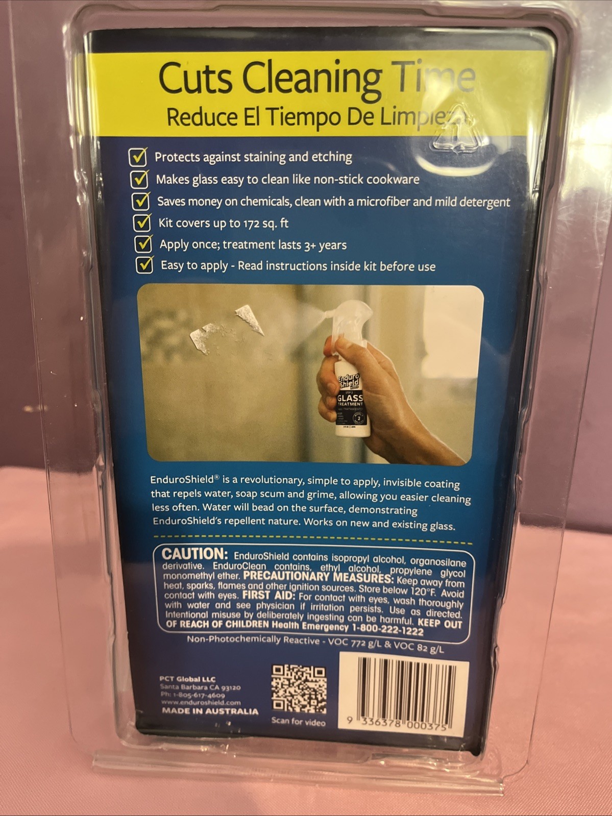 New Glass Treatment Kit Advanced Protection for Glass Surfaces Indoor & Outdoor