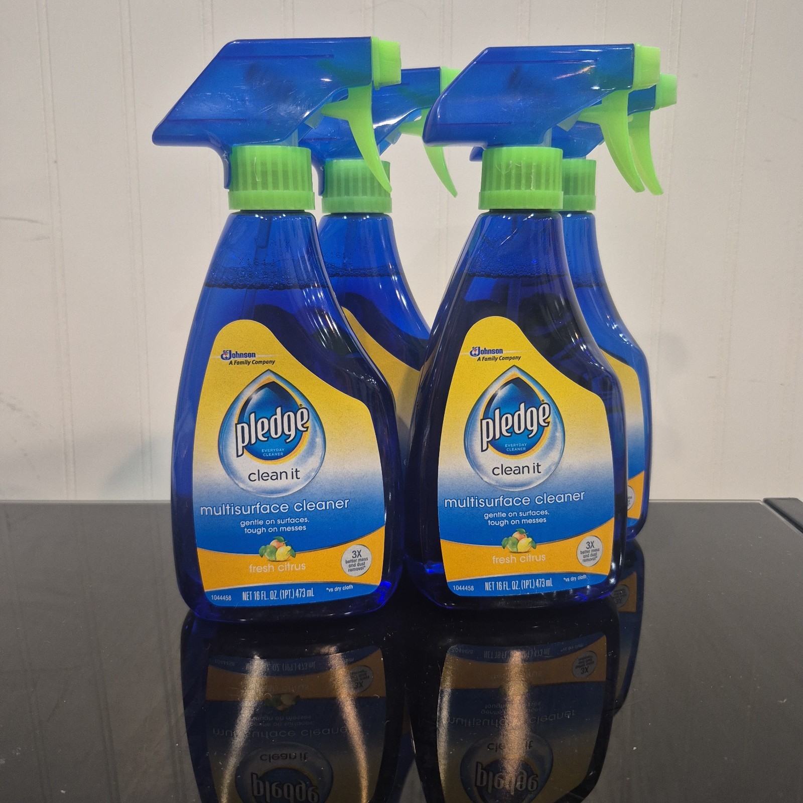 4x PLEDGE Multi-Surface CLEAN IT Fresh Citrus 16 Oz