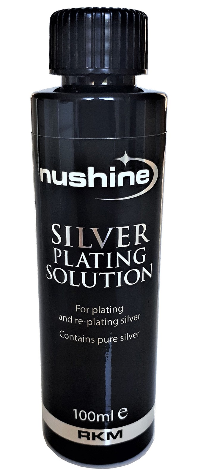 Nushine Silver Plating Solution 3.4 Oz – Permanently Plate PureSilver onto Wo…