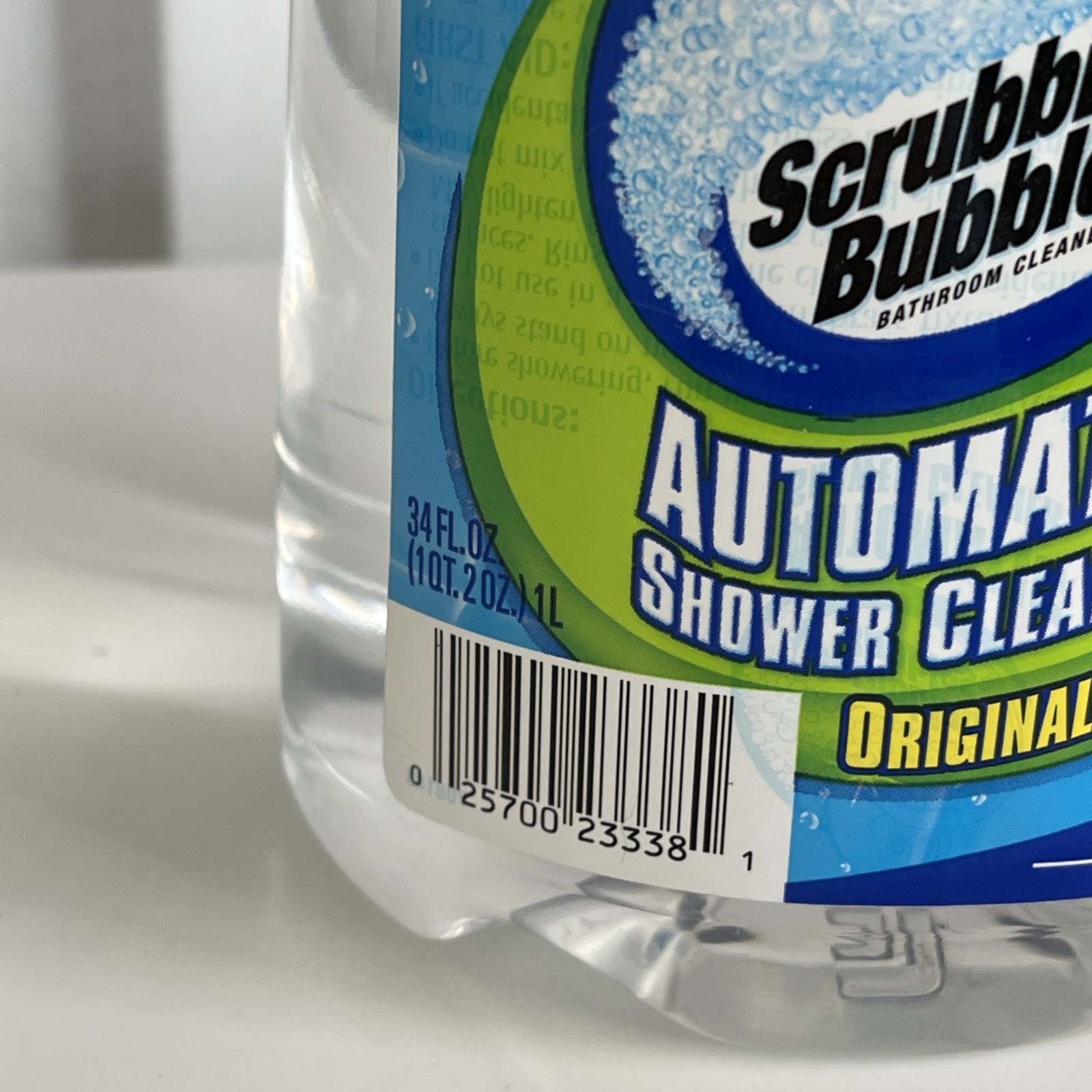 Scrubbing Bubbles Automatic Shower Cleaner Refill Original 34oz Bottle NEW!