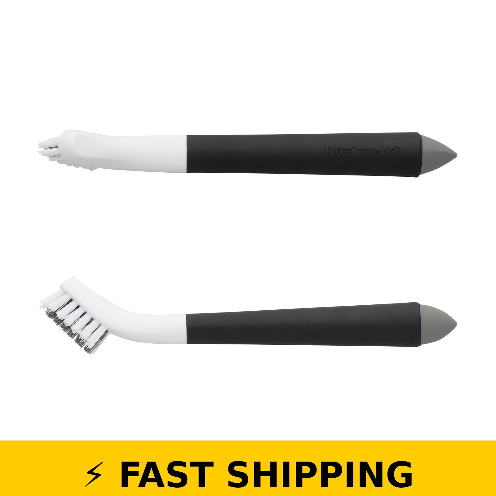 KitchenAid 2-Piece Dish Brush Set – Black