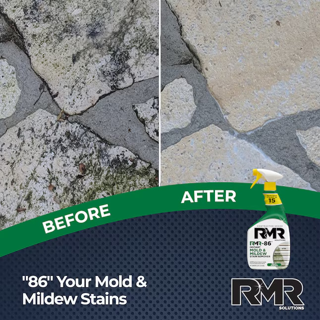 RMR Solutions 32 oz Mold & Mildew Stain Remover indorr/Outdoor/Bathroom Cleaner