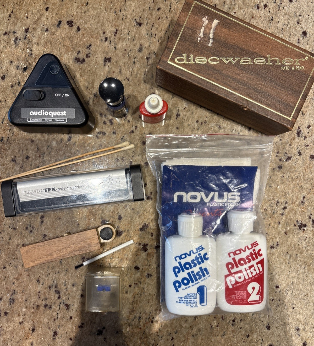 Audioquest Dishwasher Stylus Cleaners Novus Plastic Polish & More
