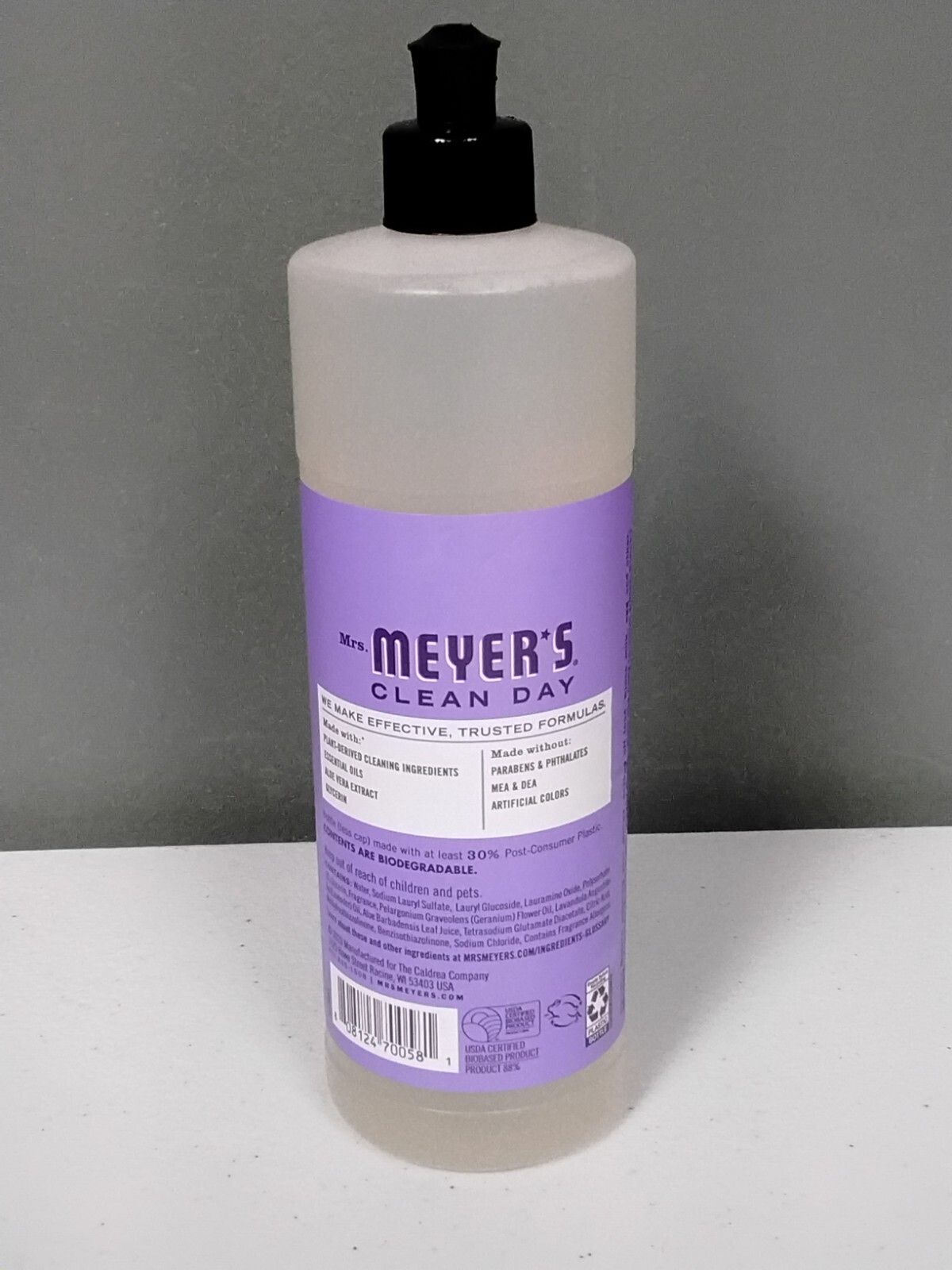 New & Sealed! Mrs. Meyer’s Clean Day Limited Edition Lilac 16oz Liquid Dish Soap