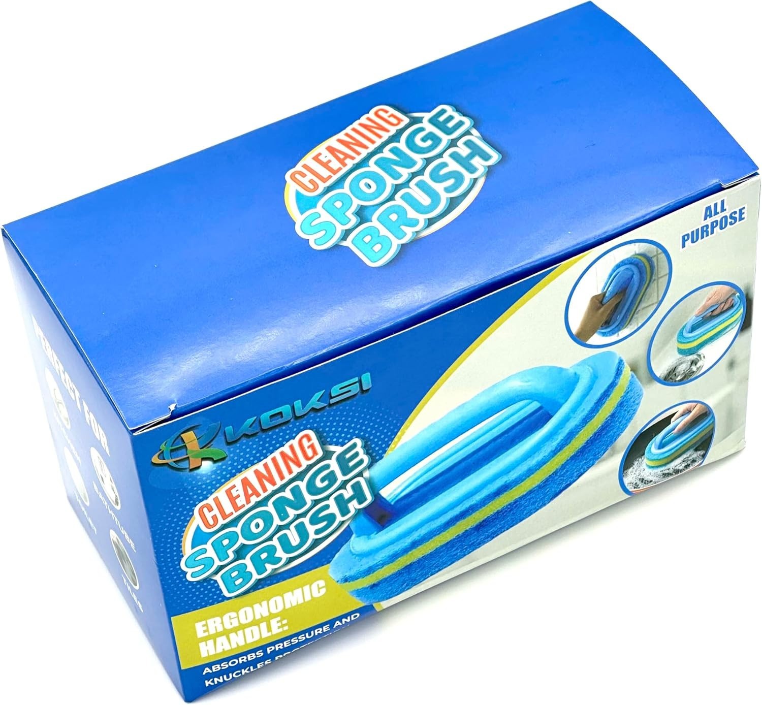 2-Piece Bathroom and Kitchen Scrubbing Brush Set – Gentle Yet Tough on Grime