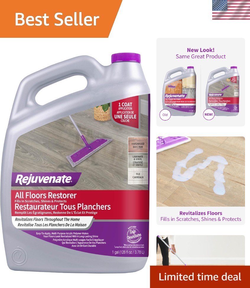 All Floors Restorer Fills Scratches, Shines And Protects All Floor Types, Inc…