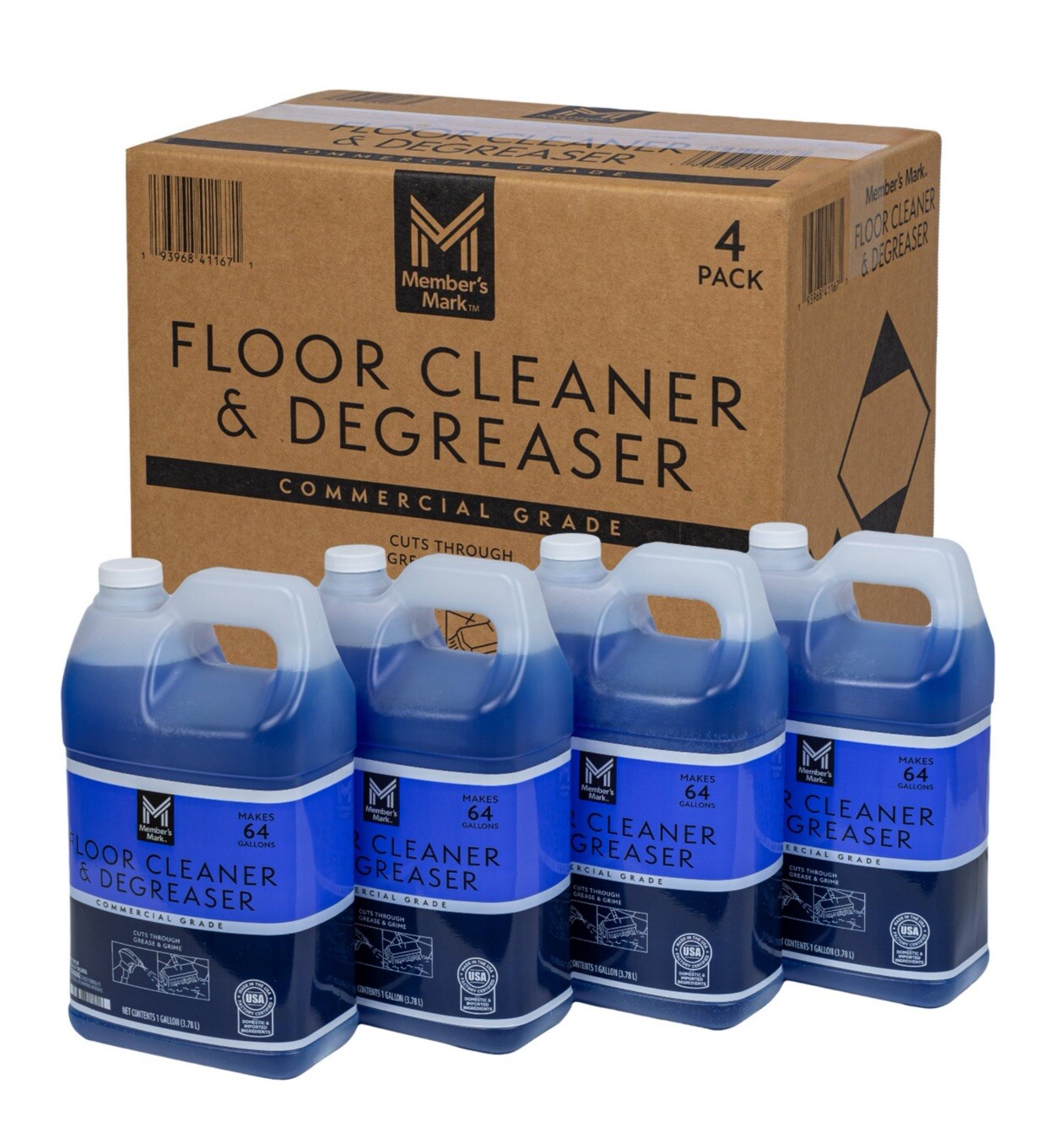 Member’s Mark Commercial Grade Floor Cleaner & Degreaser ( 1 gal. 4 pk. )