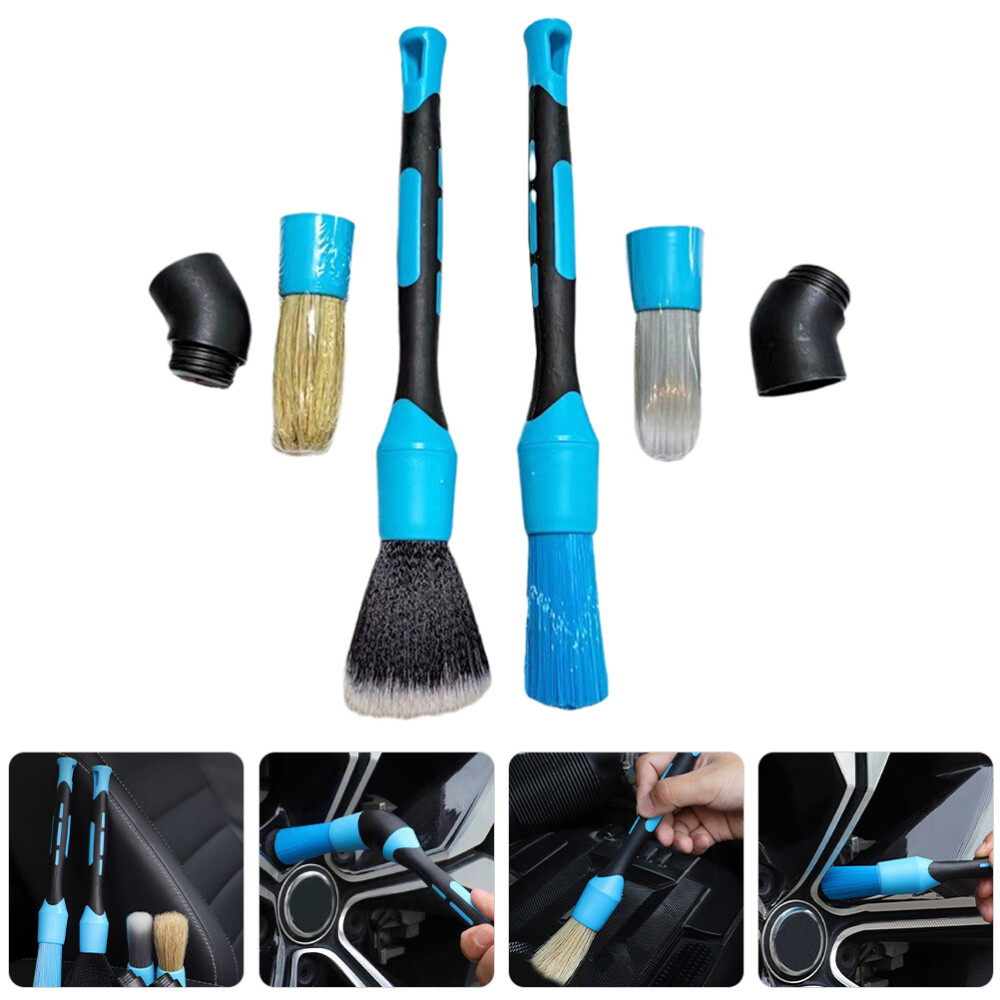 1 Set Detailing Brush Car Tire Brush Long Tire Detailing Brush Tire Grease