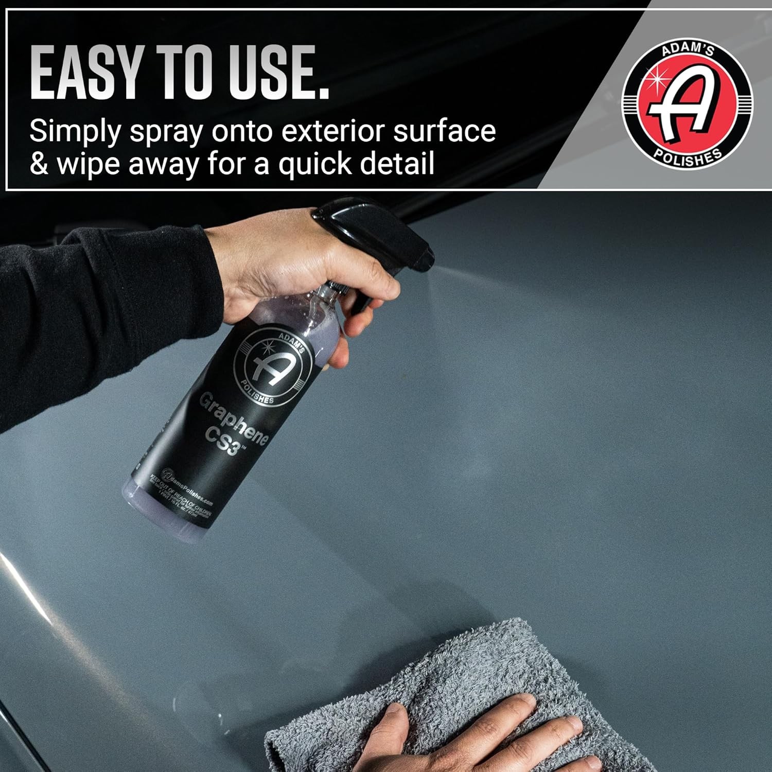 Adam’s Polishes Graphene CS3 16oz Graphene Waterless Wash Ceramic Spray Coat