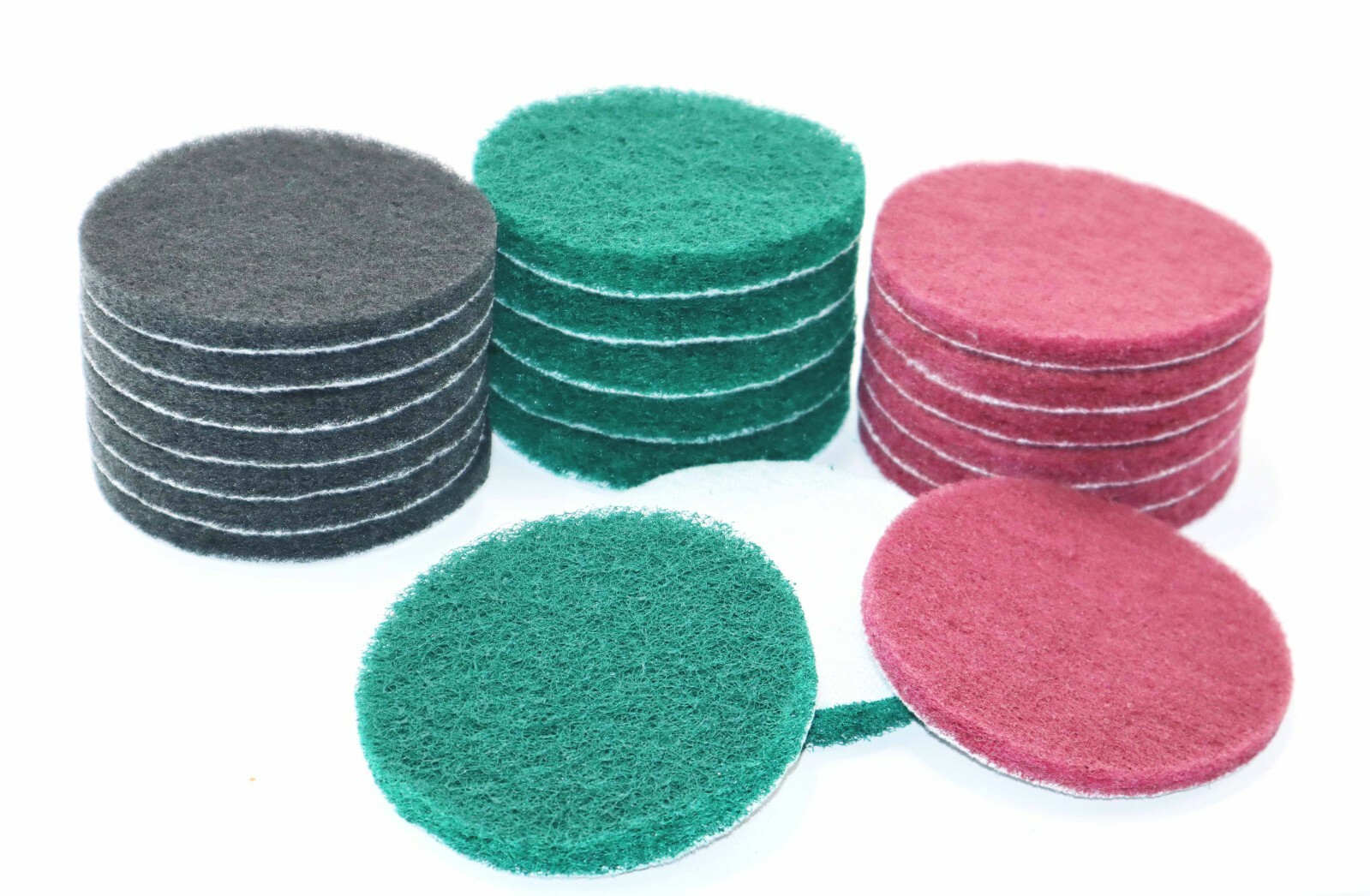 21pc Drill Brush Replacement Scour Pads 4″ for Tub & Tile Power Scrubber Driver