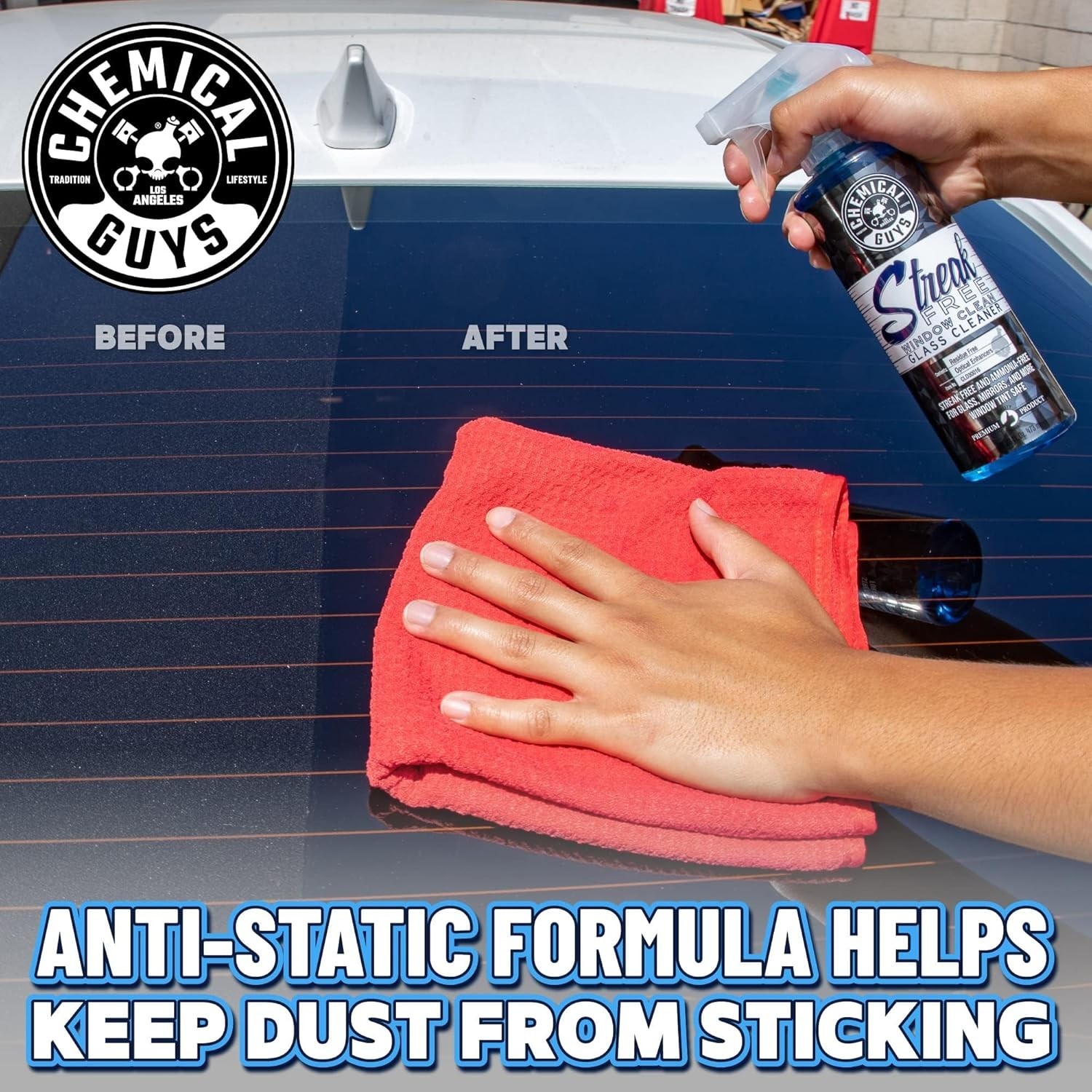 Chemical Guys Streak-Free Glass Cleaner – 16 fl oz