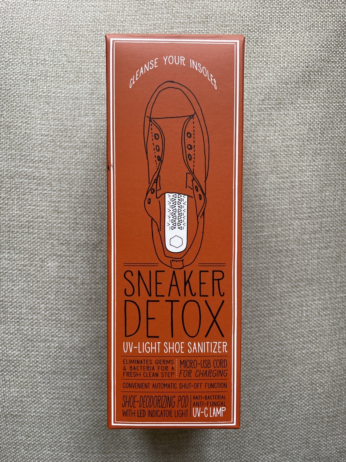 Pottery Barn Sneaker Detox UV Light Sanitizer Discontinued