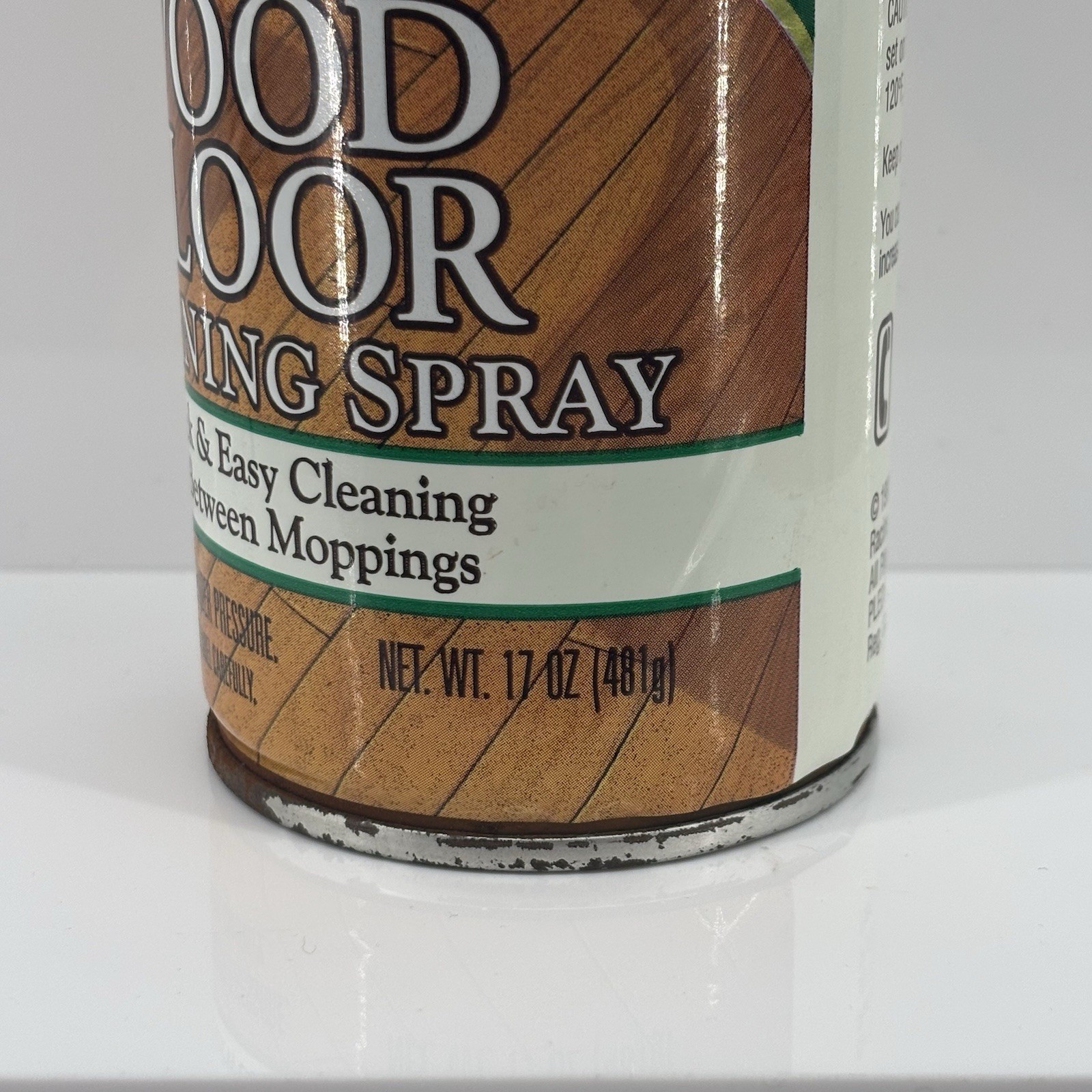 Vintage Pledge Lemon Wood Floor Cleaning Spray 17 oz NEW NOS 1998 SC Johnson