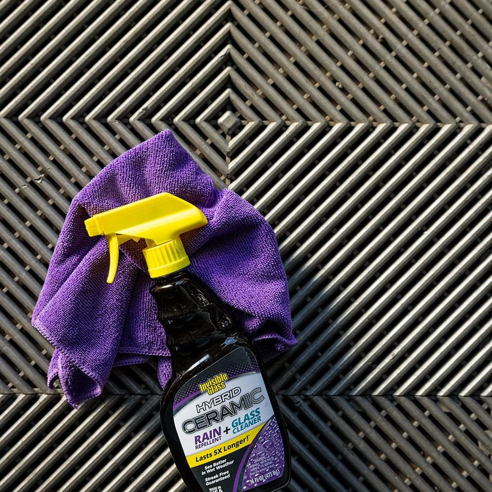 92183 Hybrid Ceramic Rain Repellent and Glass Cleaner – Cleans & Protects Car Wi