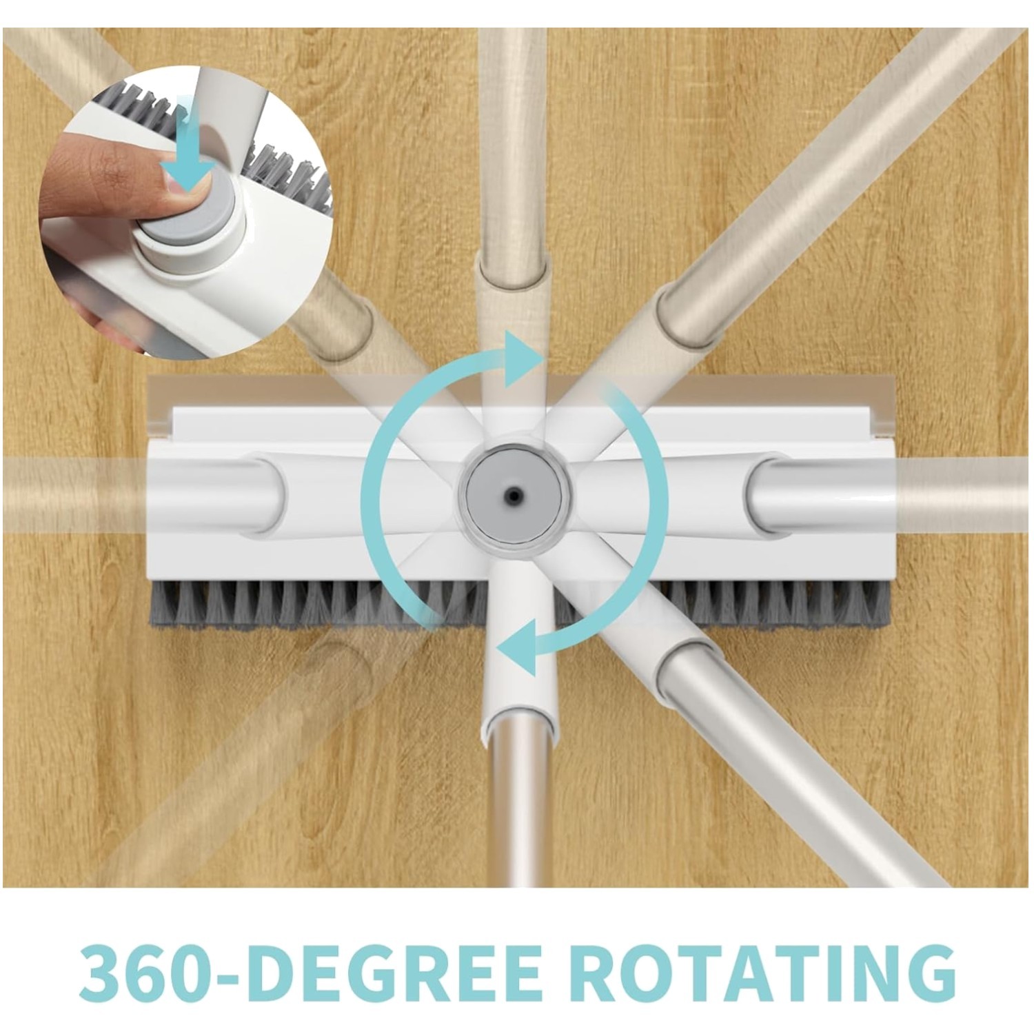 Adjustable Floor Brush with Extendable Handle