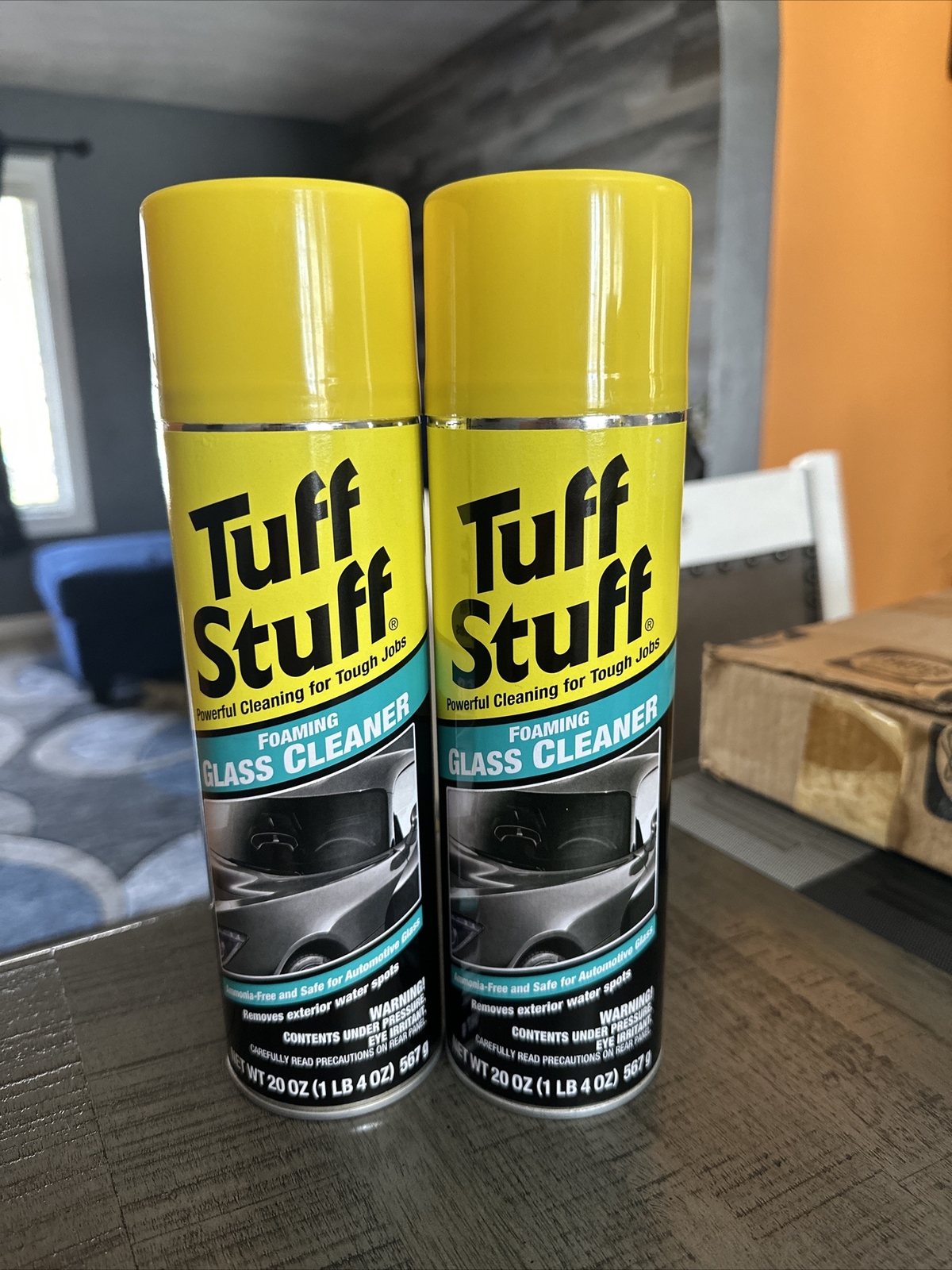 Tuff Stuff Foaming Glass Cleaner – 20 oz Can (2ct)