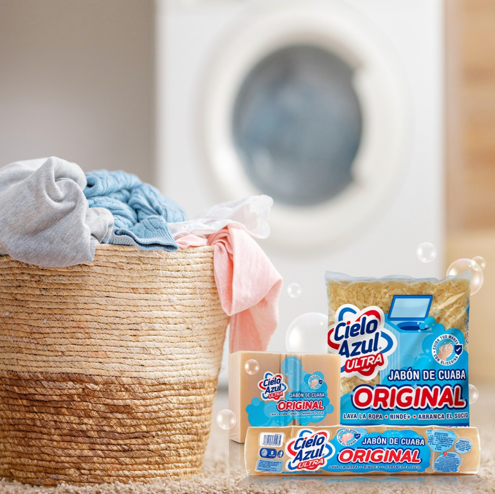 2 x 5 Packs Jabón Cuaba Cielo Azul Floral Scent