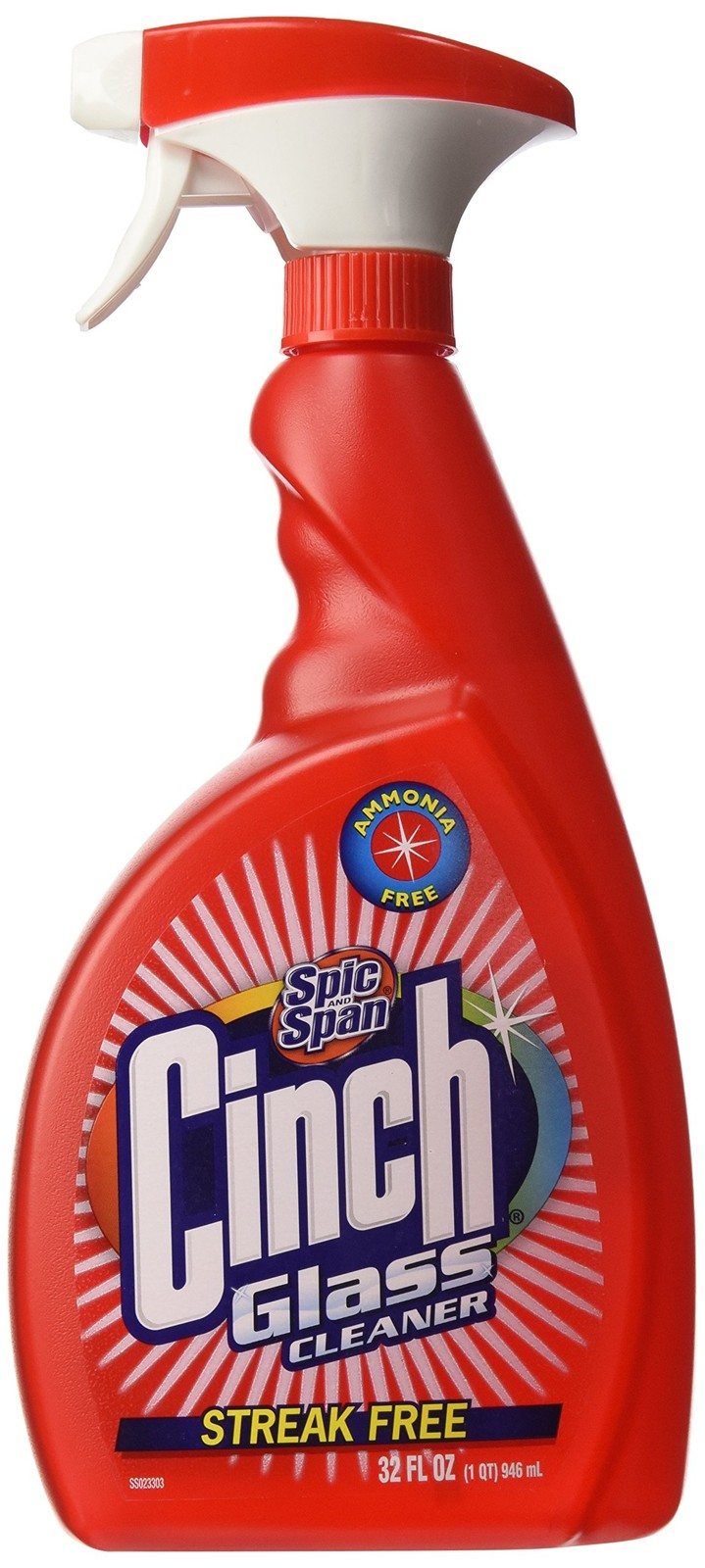 Spic and Span Cinch Glass Cleaner | 32 Fluid Ounces | 1-Unit