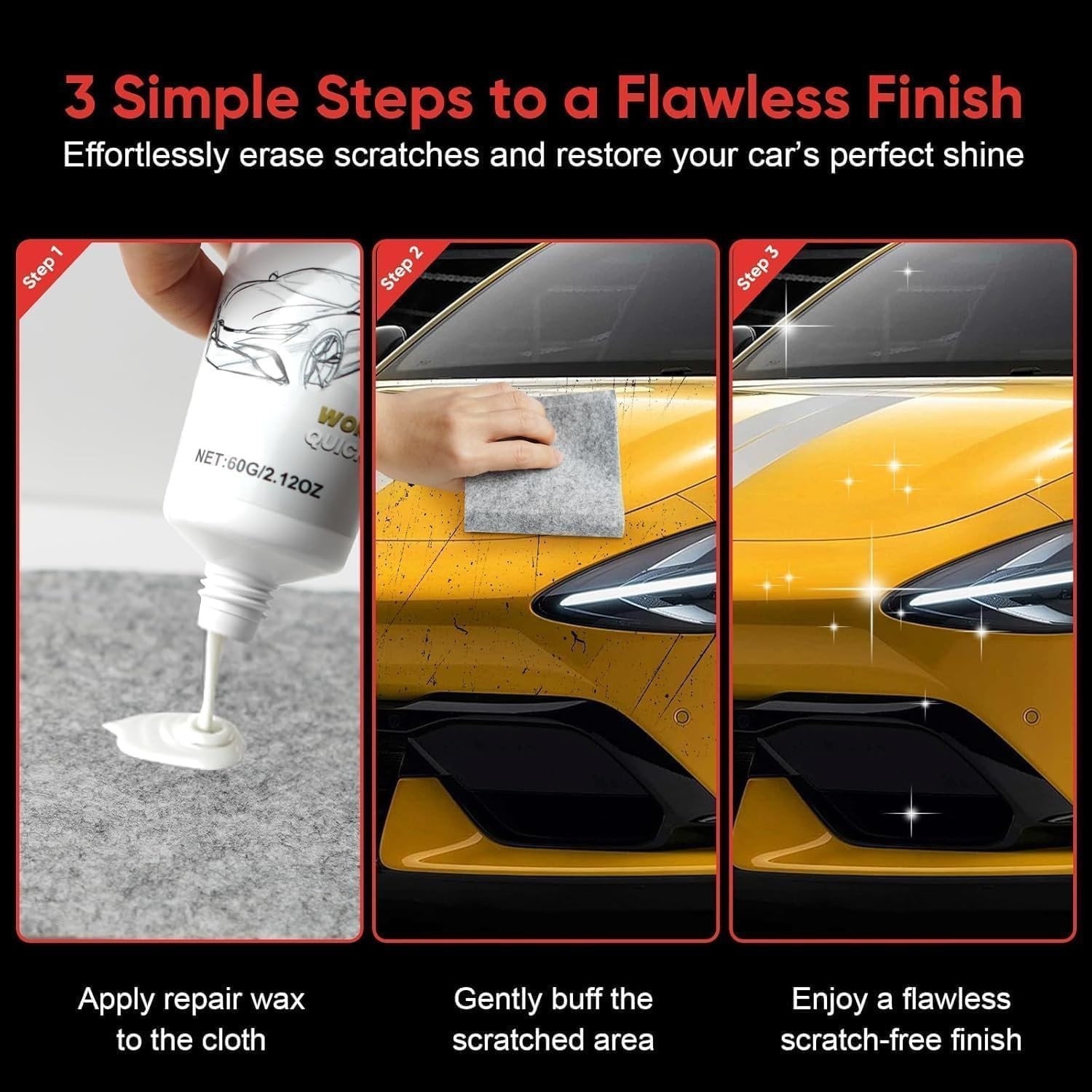 Nanopolix Scratch Remover – 2026 Upgrade Scratch Remover for Vehicles, Nano P…