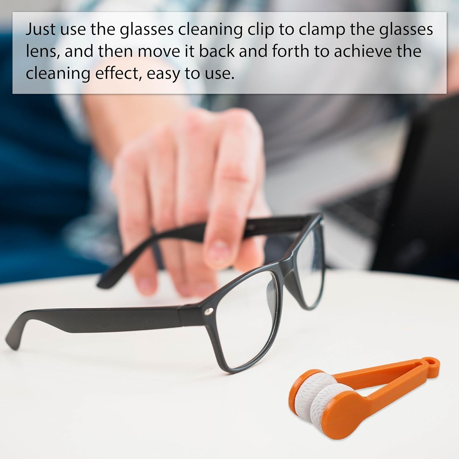 mini Eye Glasses Lens Cleaner Soft Brush Cleaning Tool,