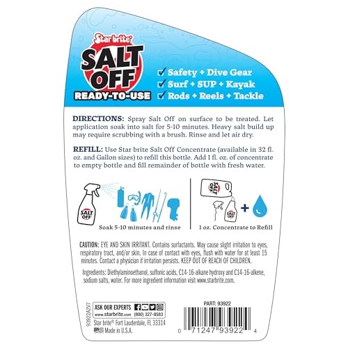 STAR BRITE Salt Off Ready-to-Use Spray – Salt Remover Wash – 22 OZ (093922)