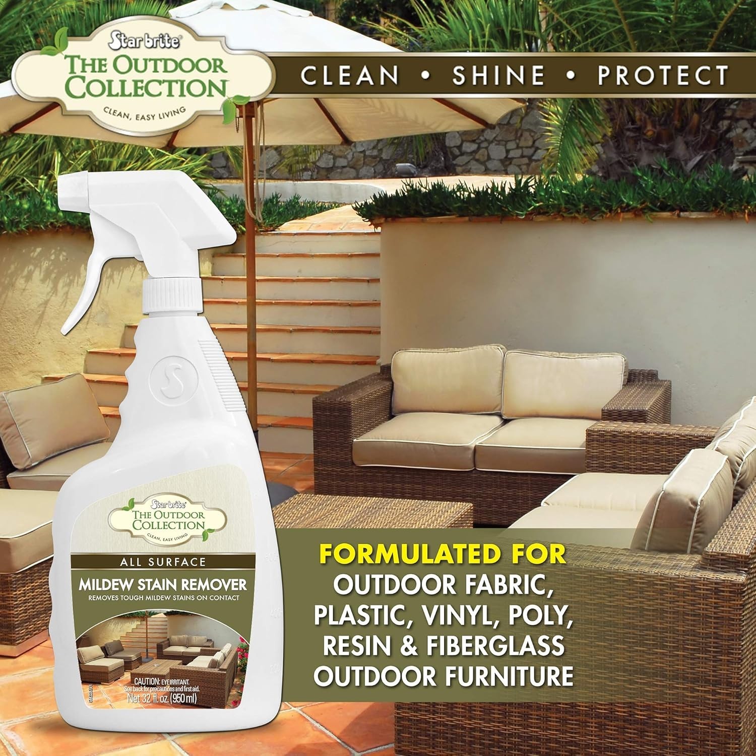 O/C Mildew Stain Remover – Professional Strength, Quick-Acting, Multi-Surface…