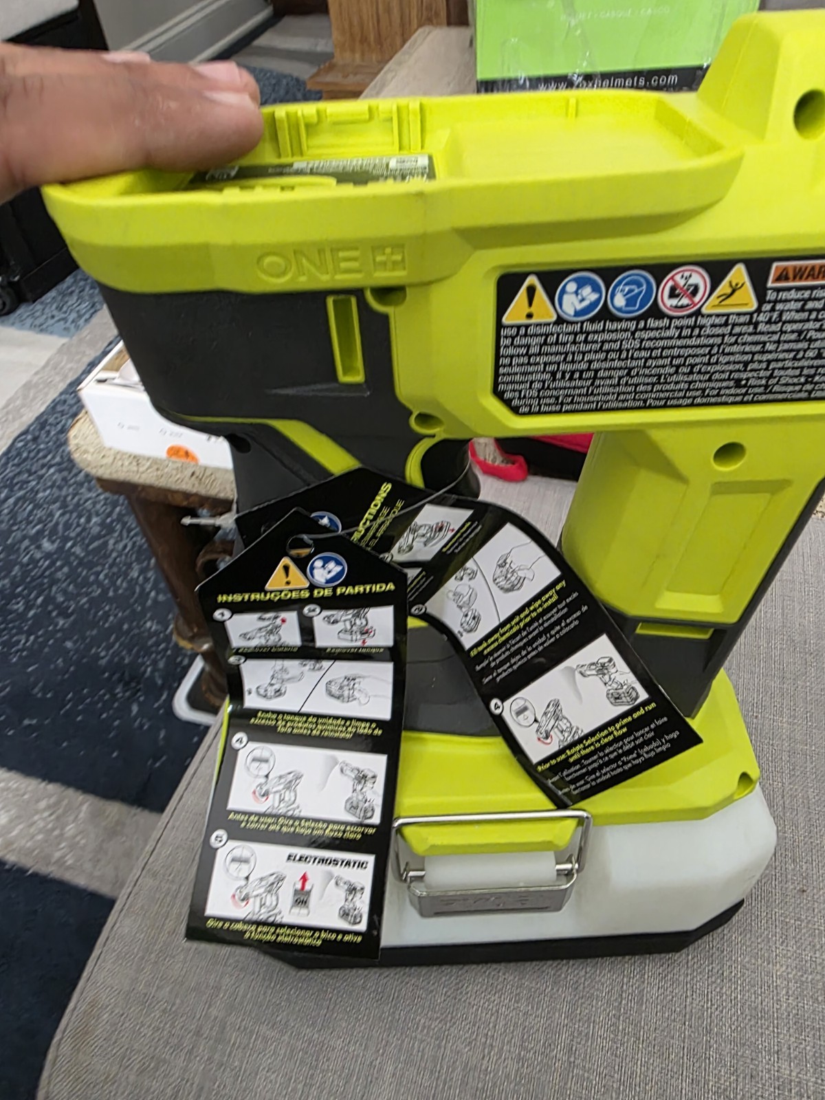 Ryobi PSP02 18V Cordless Handheld Electrostatic Sprayer (Tool Only)- open box