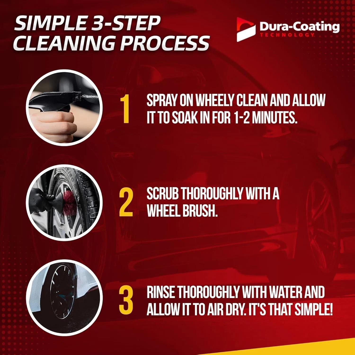 DURA-COATING Professional Wheel Cleaner Spray 16 oz