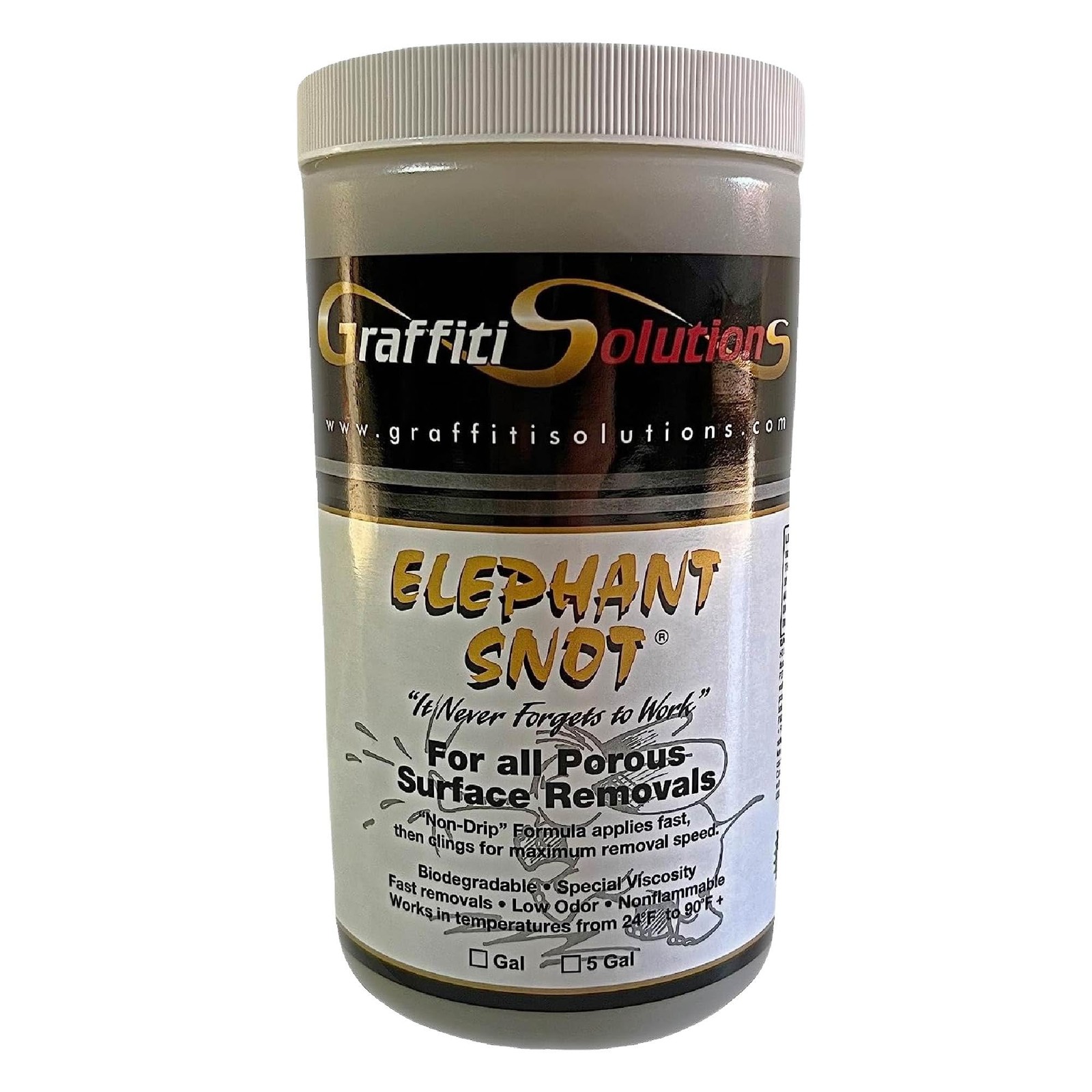 Elephant Snot Graffiti Remover (32 oz) | Biodegradable Formula for Fast Graff…
