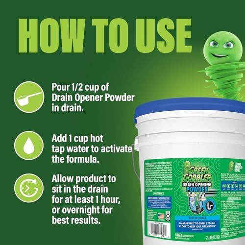 Eco-Friendly Drain Line Cleaner for Sinks, Toilets, Sewers & Pipes – Residential