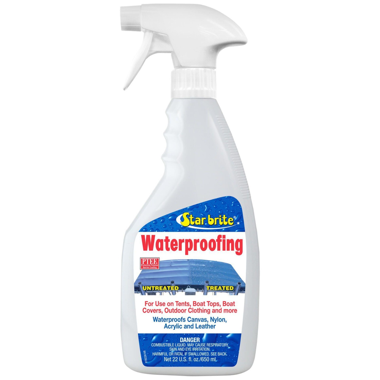 Fabric Waterproofing Protectant w/PTEF Marine Boat Cover Canvas Tent 22 oz….