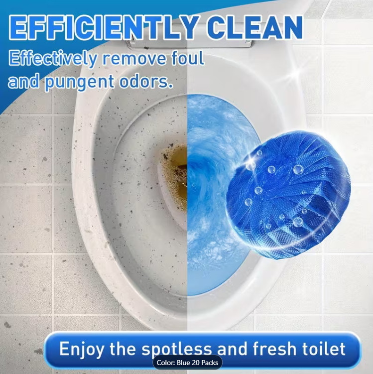 Toilet Bowl Cleaners 20 Pack Long Lasting Toilet Cleaner Tablets