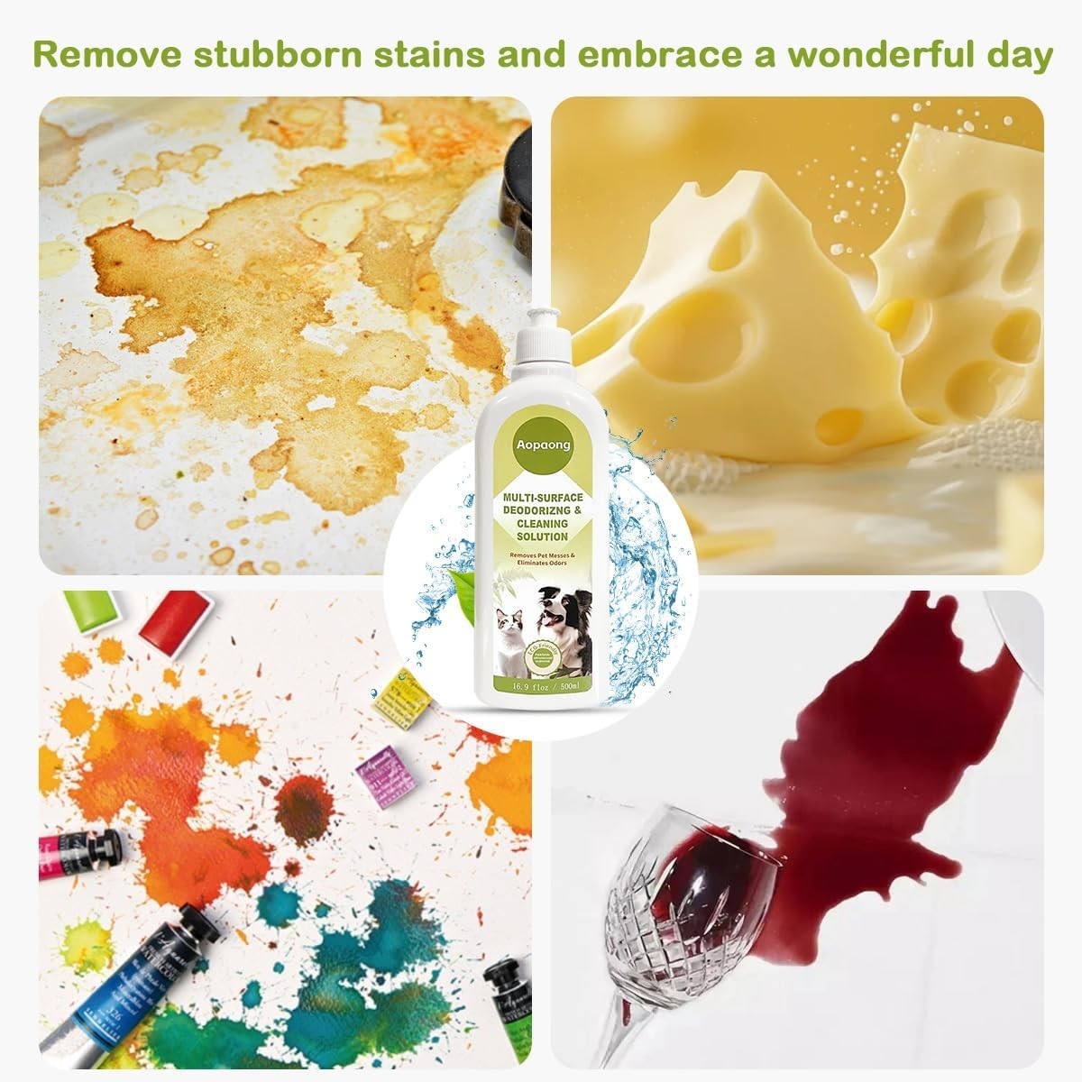 Multi-Surface Floor Cleaning Solution Household Floor Cleaner Care for All Ro…