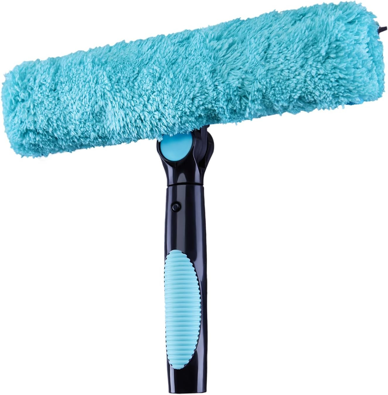 11″ Window Squeegee and Microfiber Scrubber 2-In-1 Combo Cleaning Tools (Attache