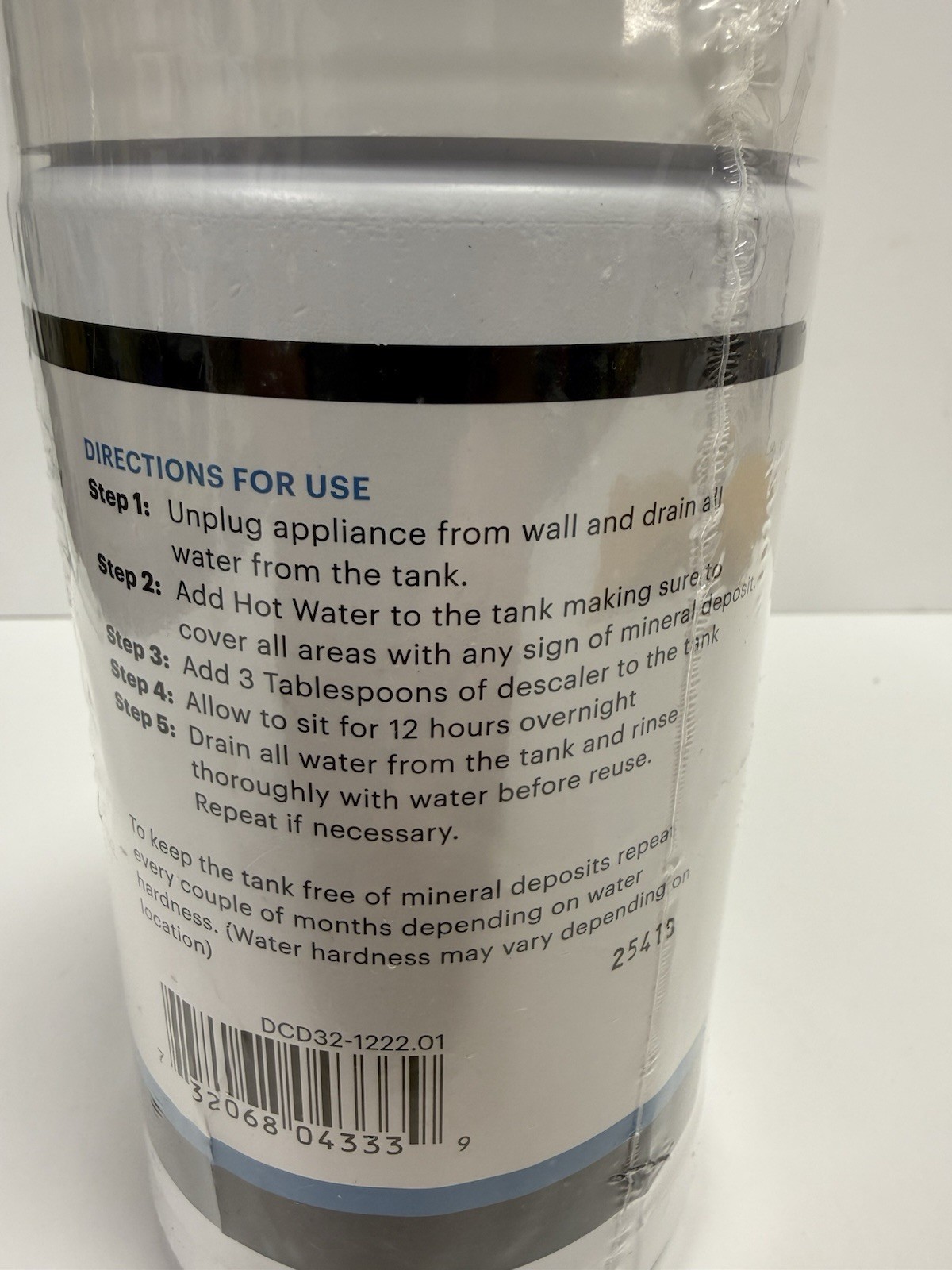 Essential Values Distiller Cleaner Descaler – 2 LBS 32 Ounce (Pack of 1) New