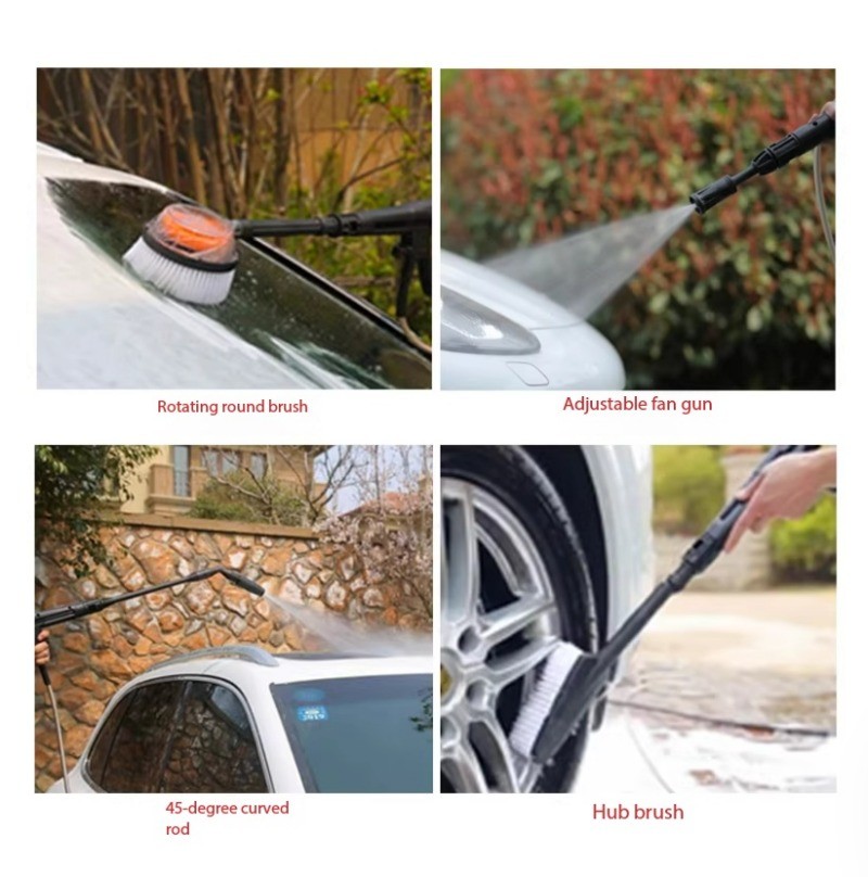 High-Pressure Car Wash Machine for Home Use 220V Fully Automatic Brush Car Washe