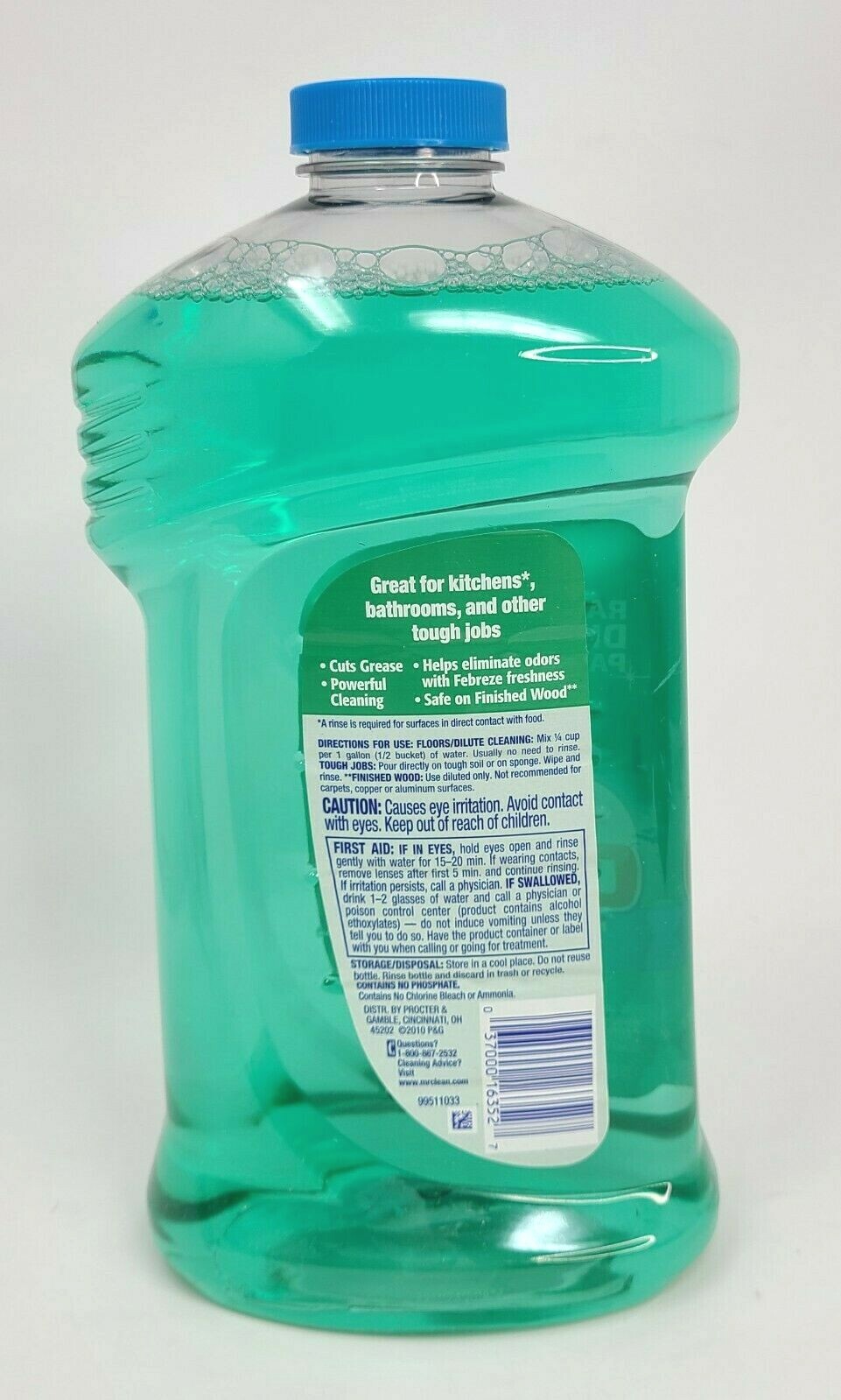 Mr. Clean Multi-Purpose Cleaner 40 Ounce Meadows & Rain w Febreze Freshness