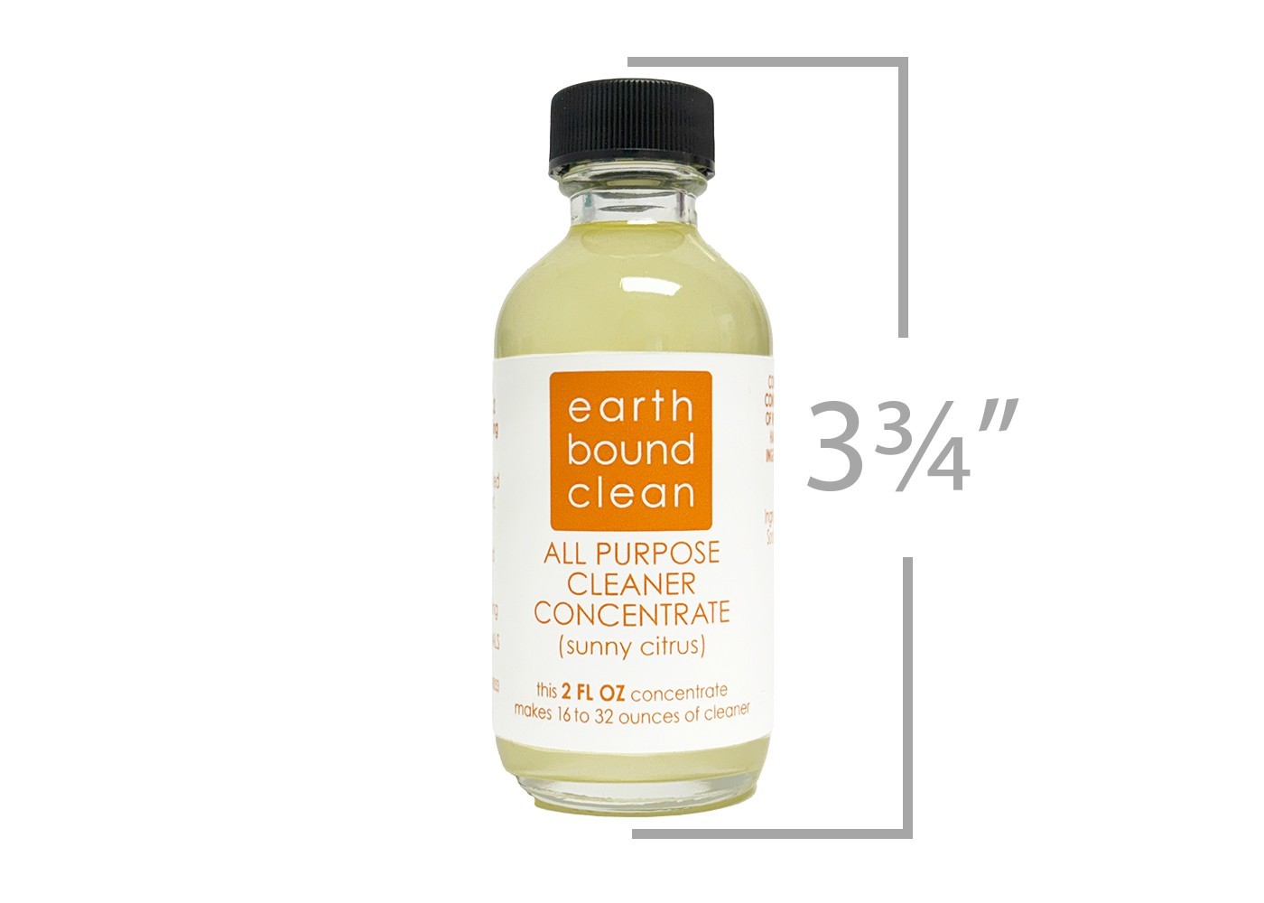 EARTH BOUND CLEAN All Purpose Cleaning Concentrate Kitchen Bathroom Non Toxic
