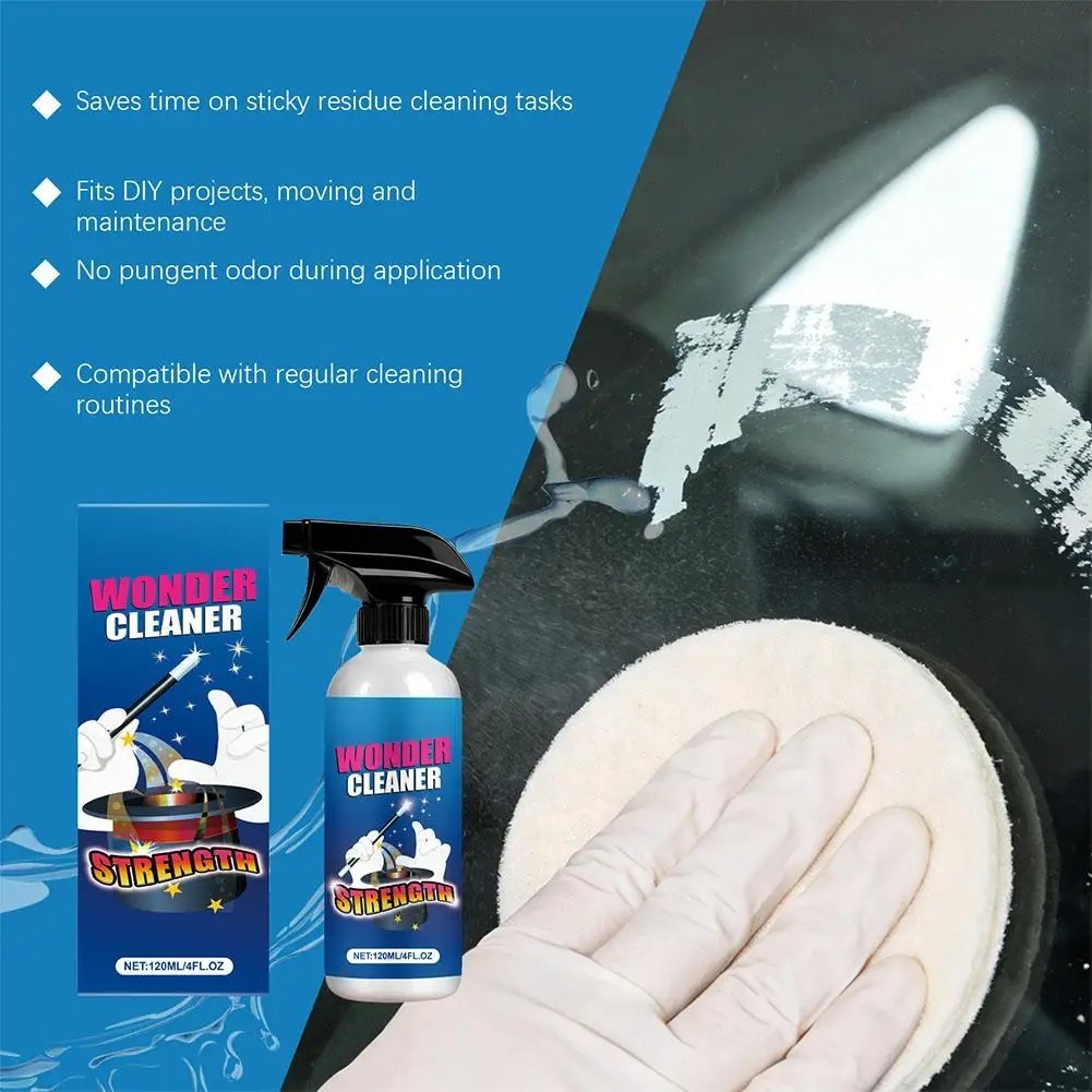 Adhesive Remover Spray – Fast Acting Glue Sticker & Tape Residue Cleaner for Car