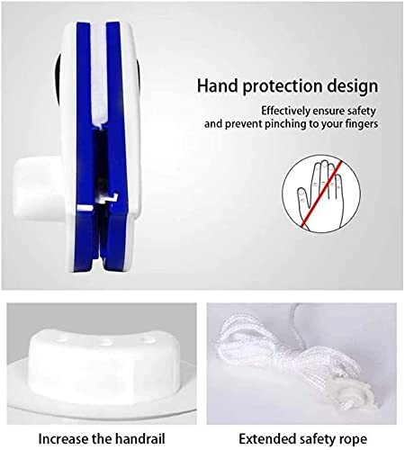 Magnetic Window Cleaner Tool Glass Wiper, Double Sided Cleaning Brush Tools