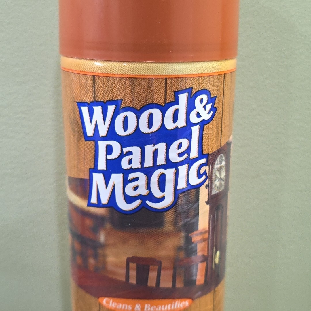 Vtg Full Wood & Panel Magic One Step 13oz Aerosol Cleaner Spray Renew Luster NOS