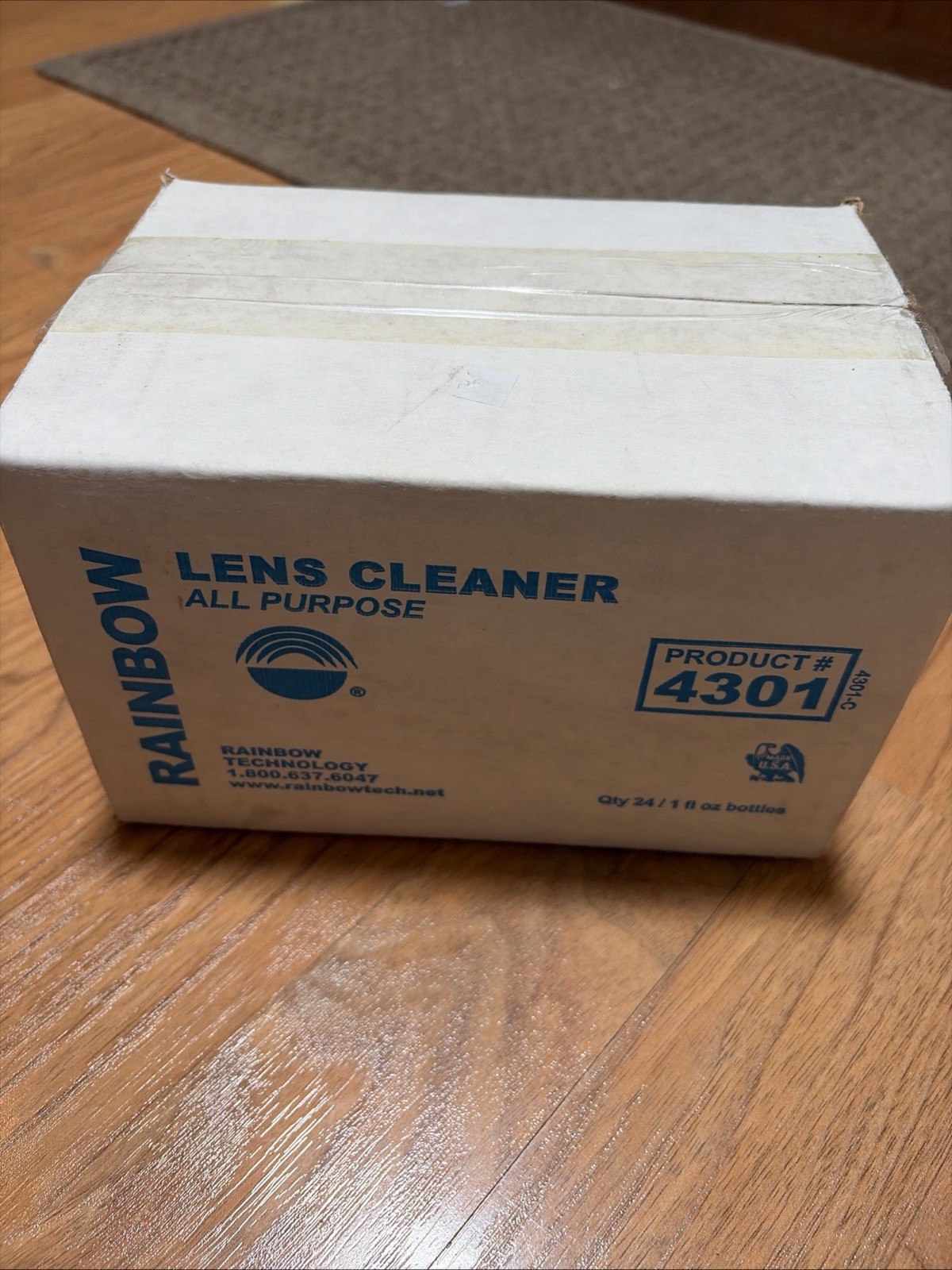 Rainbow Technology Lens Cleaner 24 Pack 1oz Bottles NOS Sealed All Purpose #4301
