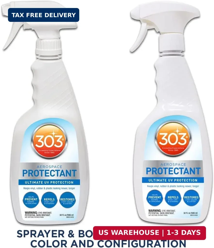 303 Products Aerospace Protectant Spray, UV Protection, Repels Dust, Dirt, & Sta