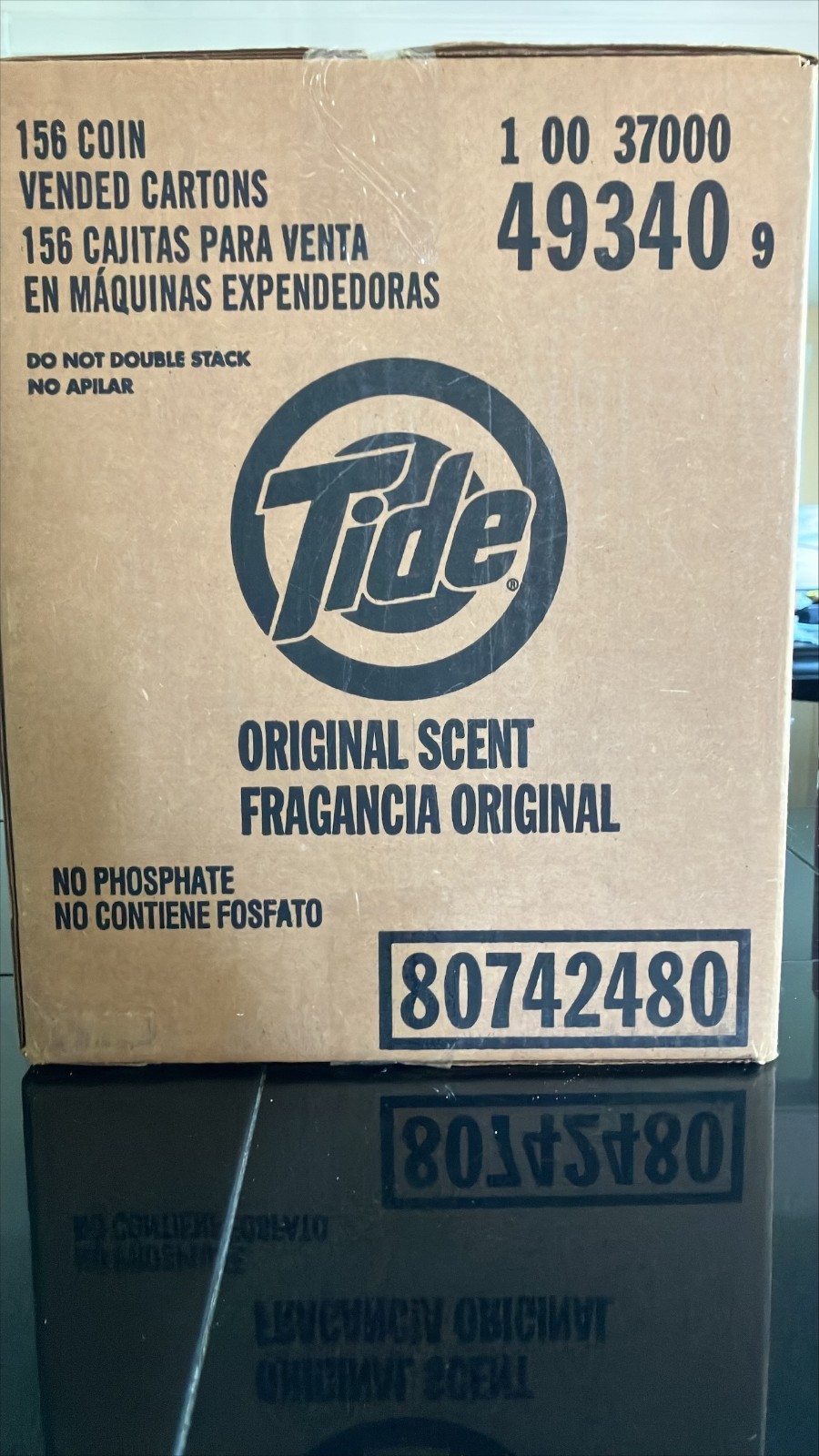 Tide 49340 1.5 oz Vending-Design Powder Laundry Detergent (156/Carton) New
