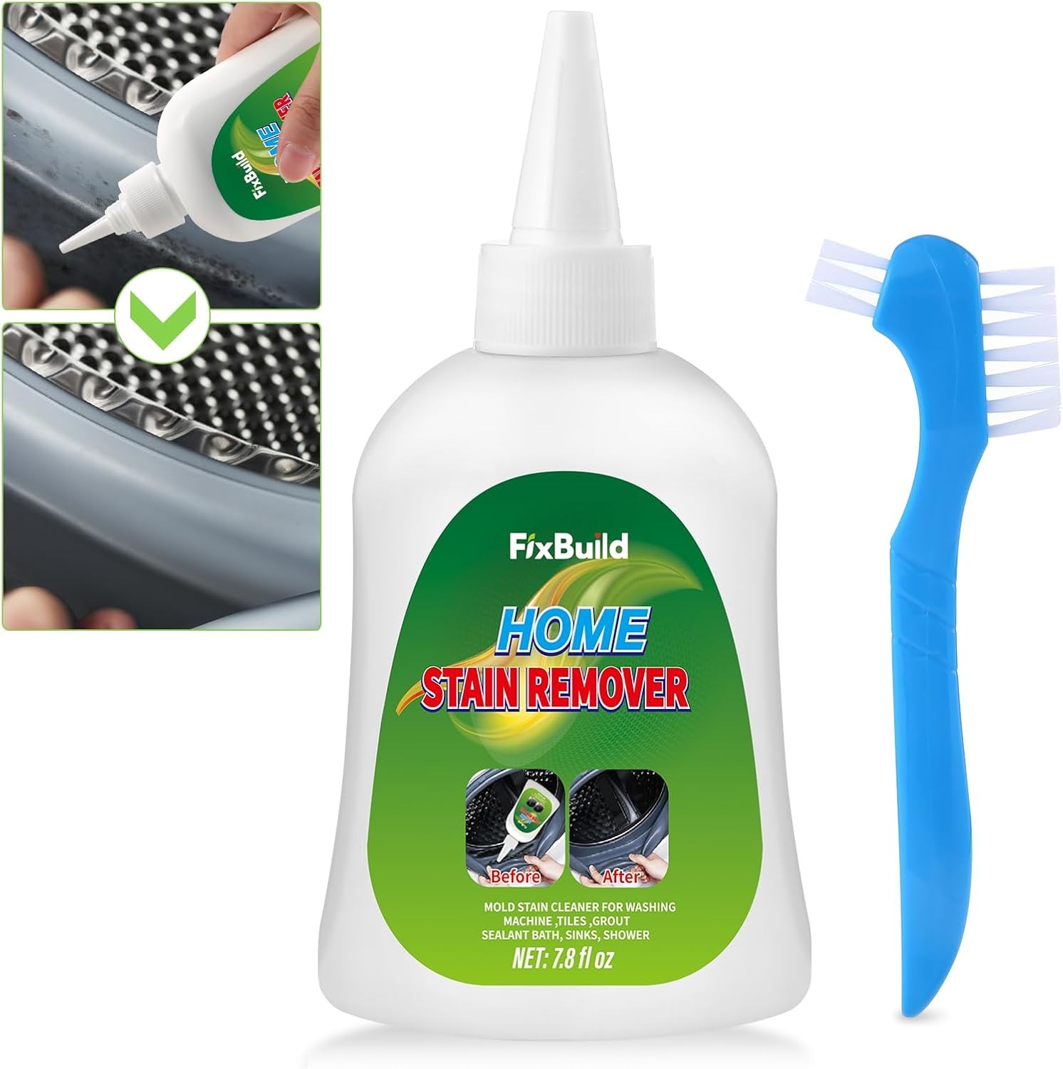 Home Remover Gel Heavy Duty Stain Cleaner Multi-Purpose Cleaner Applied to