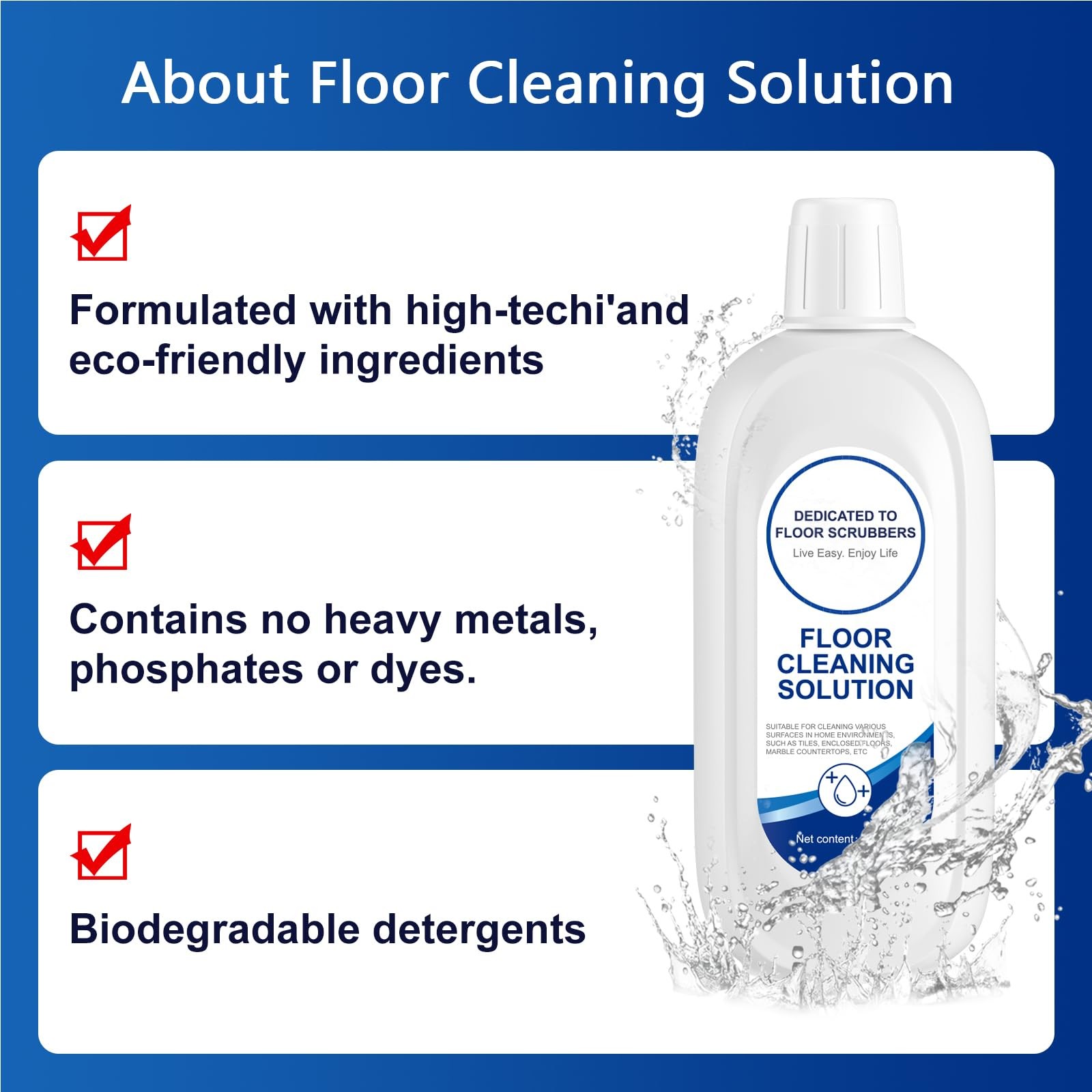 Floor Cleaning Solution Compatible With Tineco Wet & Dry Vacuum Mop