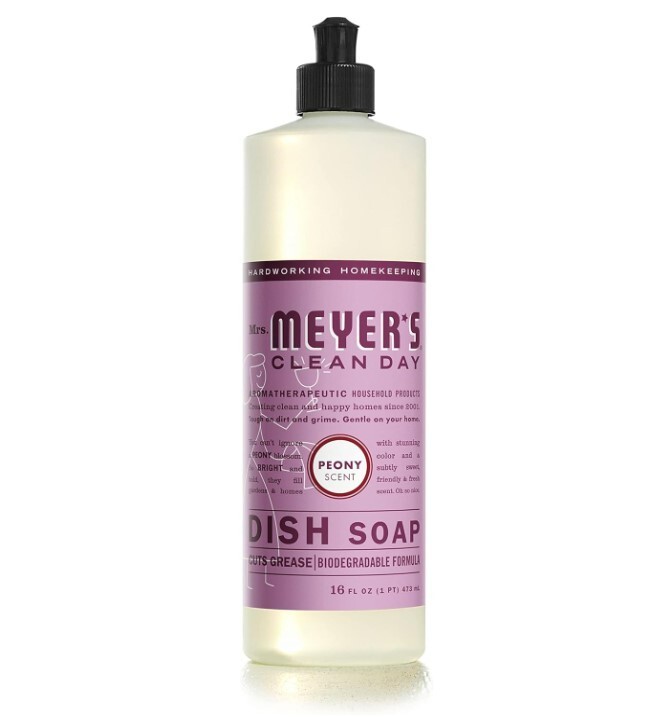 Dish Soap Liquid for hand washing Scented Dishwashing liquid Clean kitchen Peony