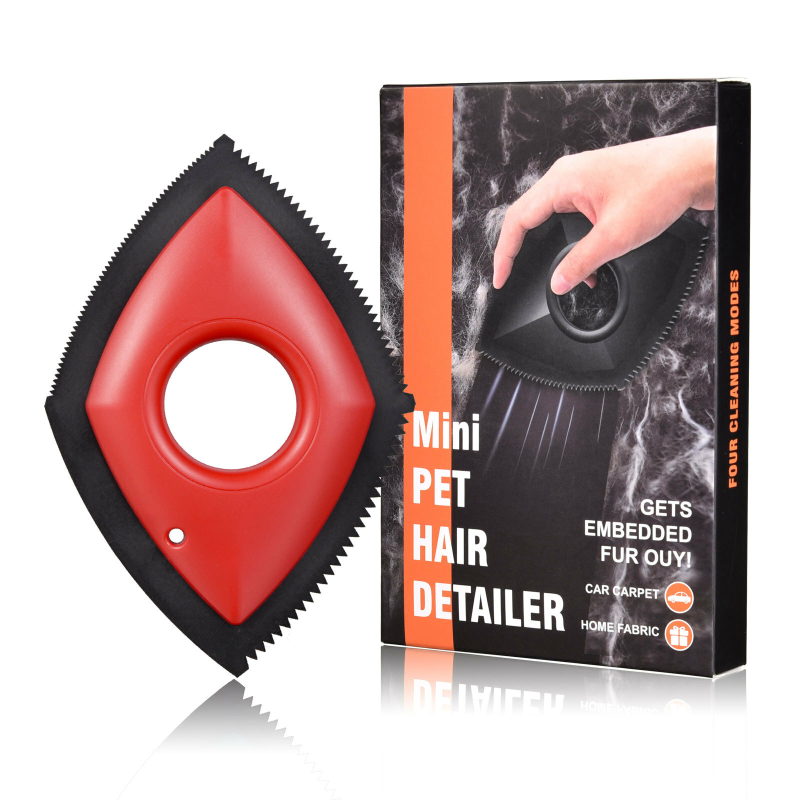 Pet Hair Remover Brush Mini Detailer Tool,For Cleaning Carpets,Sofas,Car cushion