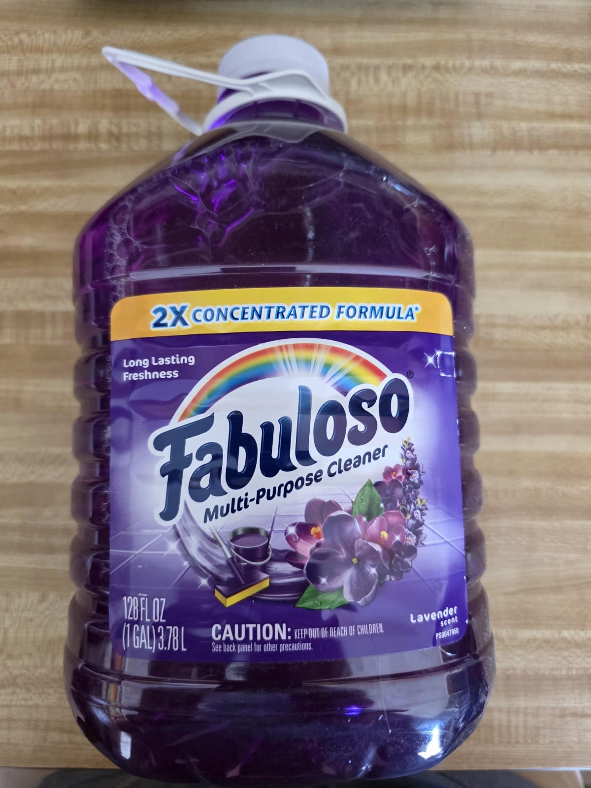 Fabuloso Multi Purpose Cleaner 2X Concentrated Formula Lavender 128 FL OZ 1 GAL